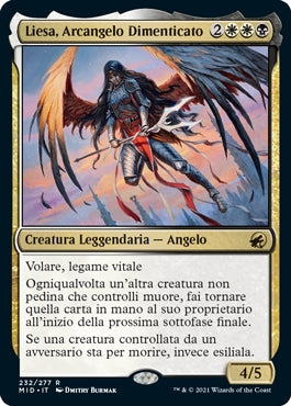 Innistrad caccia di mezzanotte 232 Liesa, Arcangelo Dimenticato