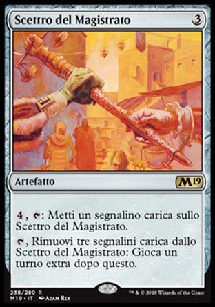 Scettro del Magistrato  M19 238-Wizard of the Coast- nuvolosofumetti.