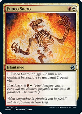 Innistrad caccia di mezzanotte 239 Fuoco Sacro