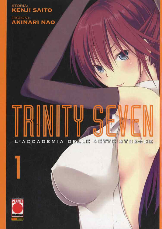 TRINITY SEVEN l'accademia delle sette streghe 1-PANINI COMICS- nuvolosofumetti.