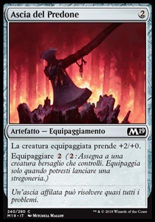 Ascia del Predone  M19 240-Wizard of the Coast- nuvolosofumetti.