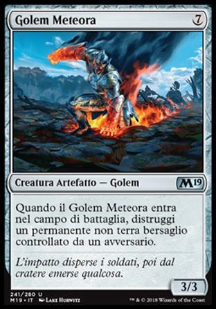 Golem Meteora  M19 241-Wizard of the Coast- nuvolosofumetti.
