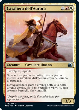 Innistrad caccia di mezzanotte 244 Cavaliera dell'Aurora
