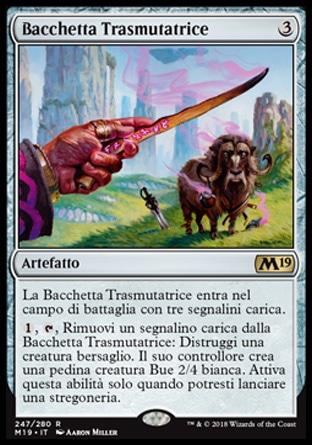 Bacchetta Trasmutatrice  M19 247-Wizard of the Coast- nuvolosofumetti.