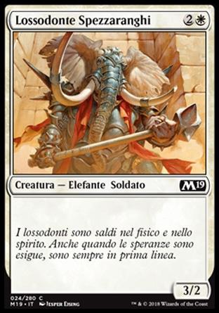 Lossodonte Spezzaranghi  M19 24-Wizard of the Coast- nuvolosofumetti.