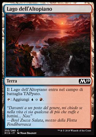 Lago dell'Altopiano foil  M19-wizard of the coast- nuvolosofumetti.