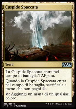 Cuspide Spaccata  M19 255-Wizard of the Coast- nuvolosofumetti.