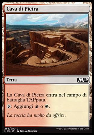 Cava di Pietra  M19 256-Wizard of the Coast- nuvolosofumetti.