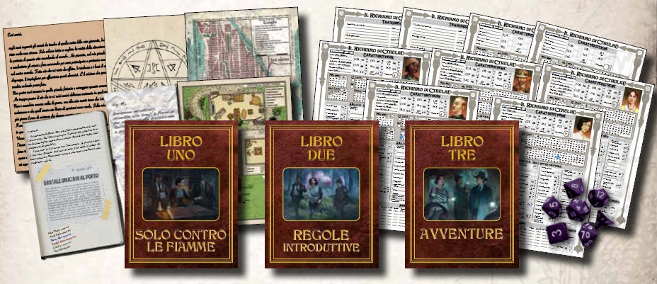Il richiamo di Cthulhu set introduttivo, RAVEN DISTRIBUTION, nuvolosofumetti,