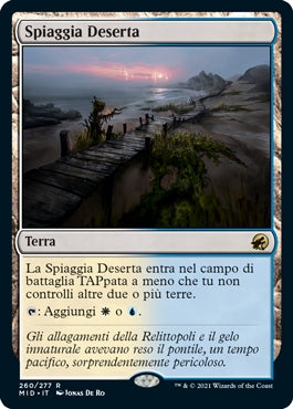 Innistrad caccia di mezzanotte 260 Spiaggia Deserta