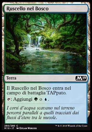 Ruscello nel Bosco  M19 260-Wizard of the Coast- nuvolosofumetti.