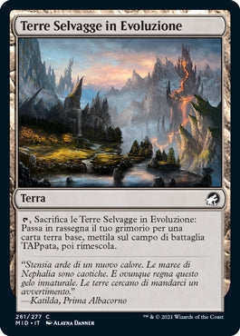 Innistrad caccia di mezzanotte 261 Terre Selvagge in Evoluzione
