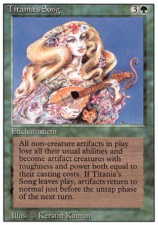 Canzone di Titania  PRIMA EDIZIONE ITA 203-Wizard of the Coast- nuvolosofumetti.