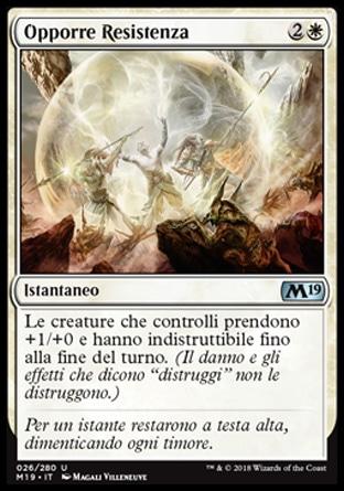 Opporre Resistenza  M19 26-Wizard of the Coast- nuvolosofumetti.