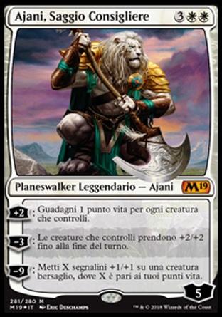 Ajani, Saggio Consigliere  M19 281-Wizard of the Coast- nuvolosofumetti.