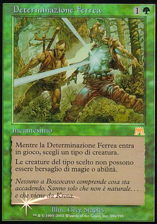 Determinazione Ferrea  ASSALTO 286