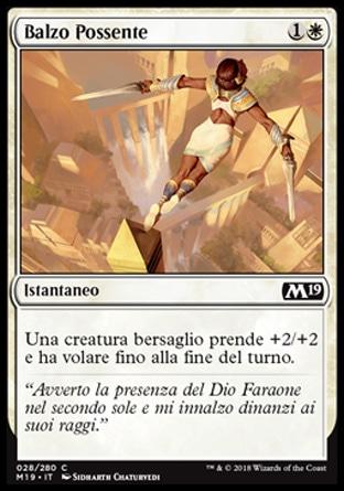 Balzo Possente  M19 28-Wizard of the Coast- nuvolosofumetti.