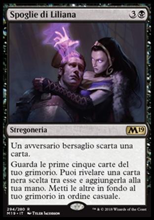 Spoglie di Liliana  M19 294-Wizard of the Coast- nuvolosofumetti.