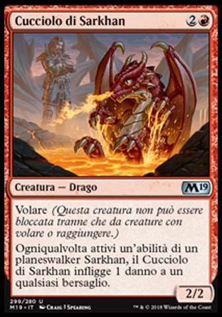 Cucciolo di Sarkhan  M19 299-Wizard of the Coast- nuvolosofumetti.