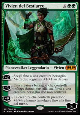 Vivien del Bestiarco  M19 301-Wizard of the Coast- nuvolosofumetti.