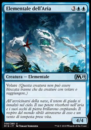 Elementale dell'Aria  M19 308-Wizard of the Coast- nuvolosofumetti.