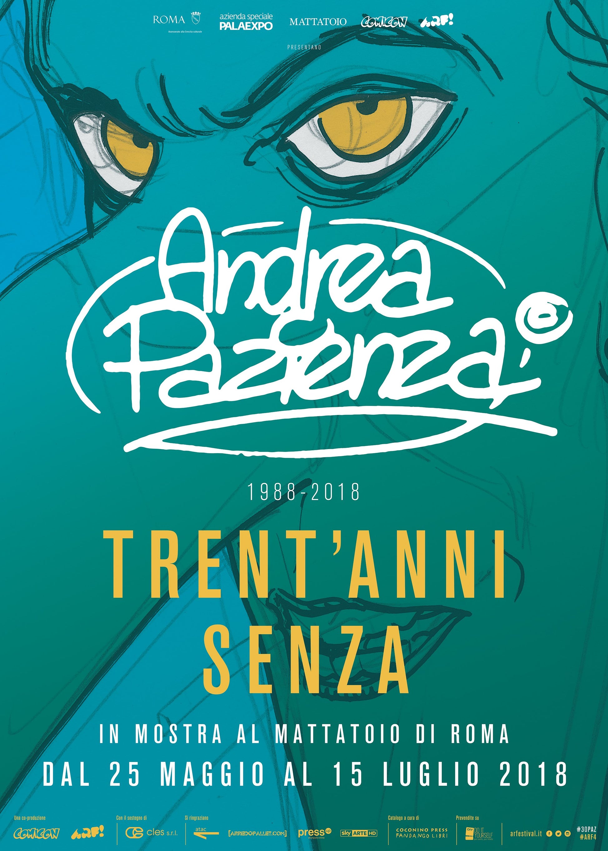 Trent'anni senza Catalogo della mostra di Andrea Pazienza-COCONINO PRESS- nuvolosofumetti.