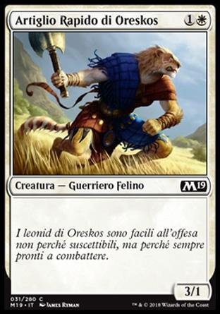 Artiglio Rapido di Oreskos  M19 31-Wizard of the Coast- nuvolosofumetti.