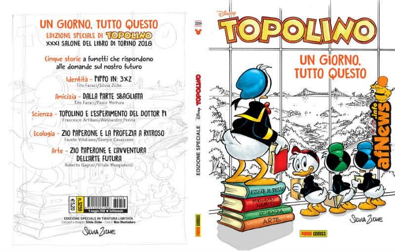 Topolino # 3259 edizione speciale XXXI salone del libro di Torino 3259-PANINI COMICS- nuvolosofumetti.