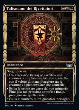 TALISMANO DEI RIVETTATORI EXTRA  Strade di nuova capenna 331