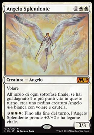 Angelo Splendente  M19 34-Wizard of the Coast- nuvolosofumetti.