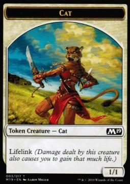 Felino token  M19 319-Wizard of the Coast- nuvolosofumetti.