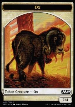 Bue token  M19 321-Wizard of the Coast- nuvolosofumetti.