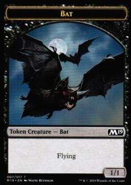 Pipistrello token  M19 323-Wizard of the Coast- nuvolosofumetti.