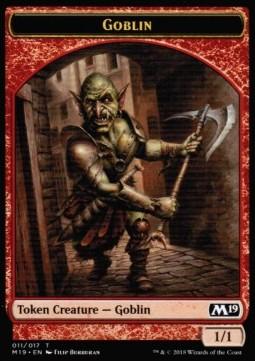 Goblin token  M19 327-Wizard of the Coast- nuvolosofumetti.