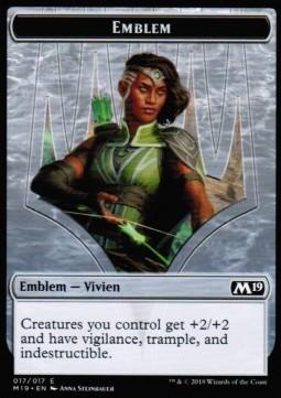 Emblema token  M19-wizard of the coast- nuvolosofumetti.