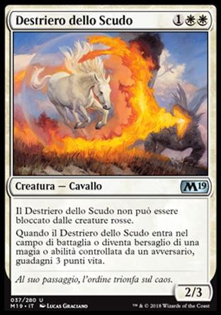 Destriero dello Scudo  M19 37-Wizard of the Coast- nuvolosofumetti.