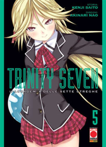 TRINITY SEVEN l'accademia delle sette streghe 5-PANINI COMICS- nuvolosofumetti.