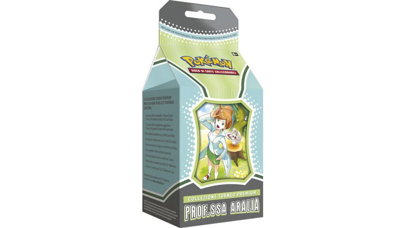 Pokemon collezione torneo premium  - professoressa Aralia