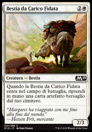 Bestia da Carico Fidata  M19 41-Wizard of the Coast- nuvolosofumetti.