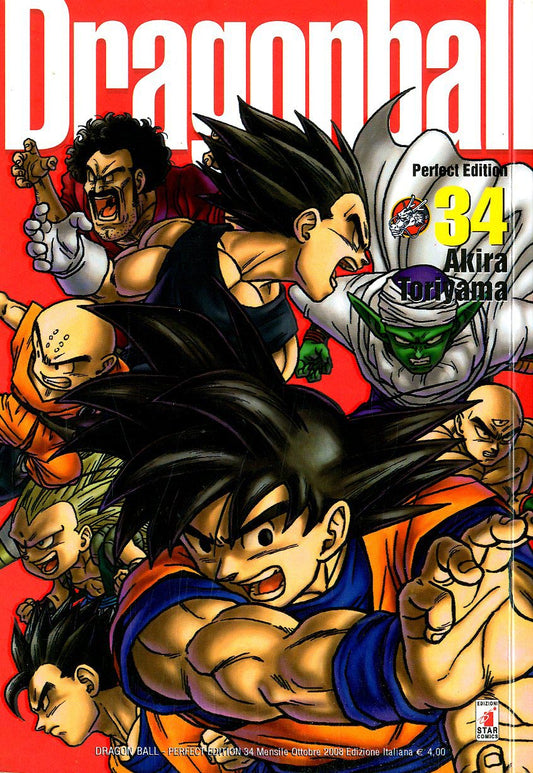 DRAGON BALL PERFECT ED. 34-EDIZIONI STAR COMICS- nuvolosofumetti.