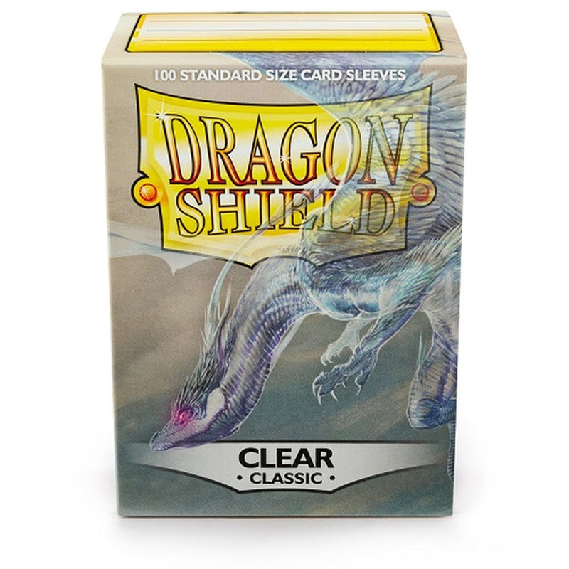 Dragon Shield 100 Standard card sleeves CLEAR-Dragon Shield- nuvolosofumetti.
