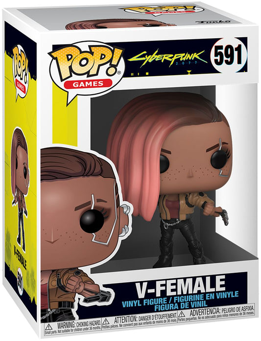 POP GAMES CYBERPUNK 2077 V-FEMALE # 5, FUNKO, nuvolosofumetti,