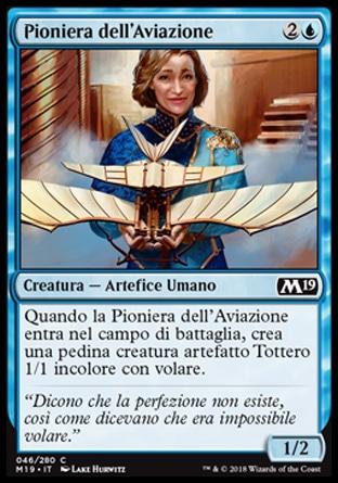 Pioniera dell'Aviazione  M19 46-Wizard of the Coast- nuvolosofumetti.