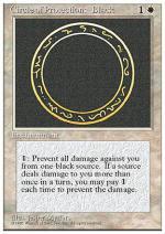 Circolo di Protezione: Nero  QUARTA EDIZIONE 1018-Wizard of the Coast- nuvolosofumetti.
