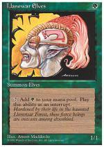 Elfi di Llanowar  QUARTA EDIZIONE 1336-Wizard of the Coast- nuvolosofumetti.