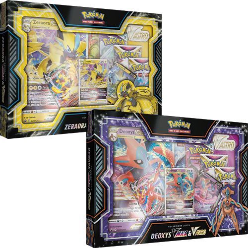 Pokemon Lotte Zeraora-VMax e V Astro / Deoxys-VMax e V Astro - Una scatola random