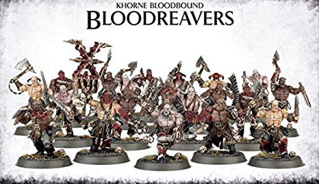 KHORNE BLOODBOUND BLOOD REAVERS-Games Workshop- nuvolosofumetti.