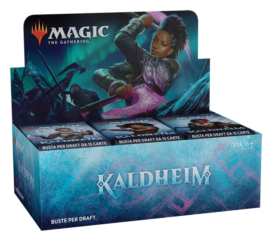 Magic Kaldheim – BOX 36 buste ITA, wizard of the coast, nuvolosofumetti,