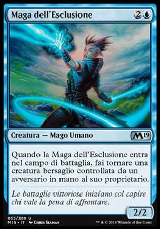 Maga dell'Esclusione  M19 55-Wizard of the Coast- nuvolosofumetti.