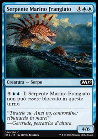 Serpente Marino Frangiato foil  M19-wizard of the coast- nuvolosofumetti.